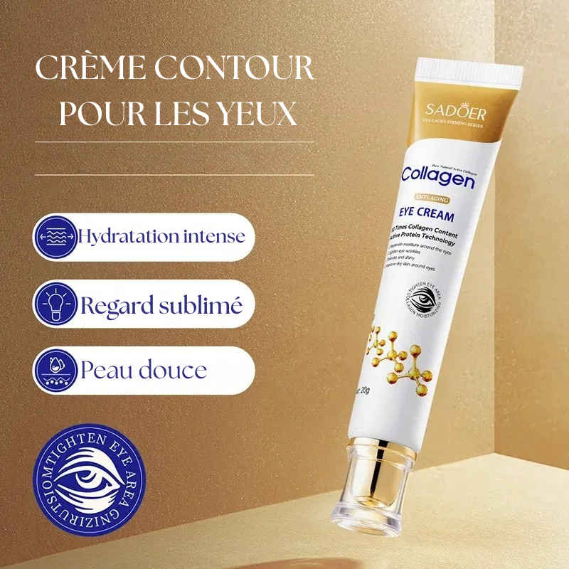 Soin Yeux Anti-Âge – Hydrate, Lisse et Illumine