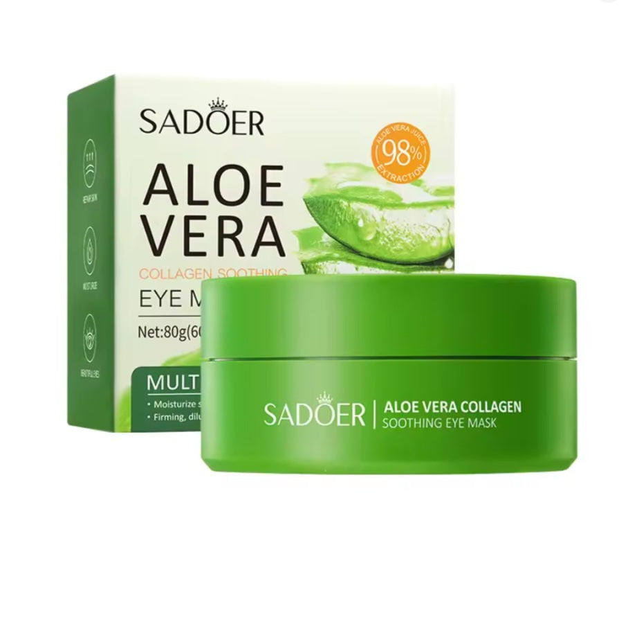 Patchs Anti-Cernes à l’Aloe Vera – Regard Frais & Lumineux