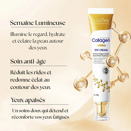 Soin Yeux Anti-Âge – Hydrate, Lisse et Illumine